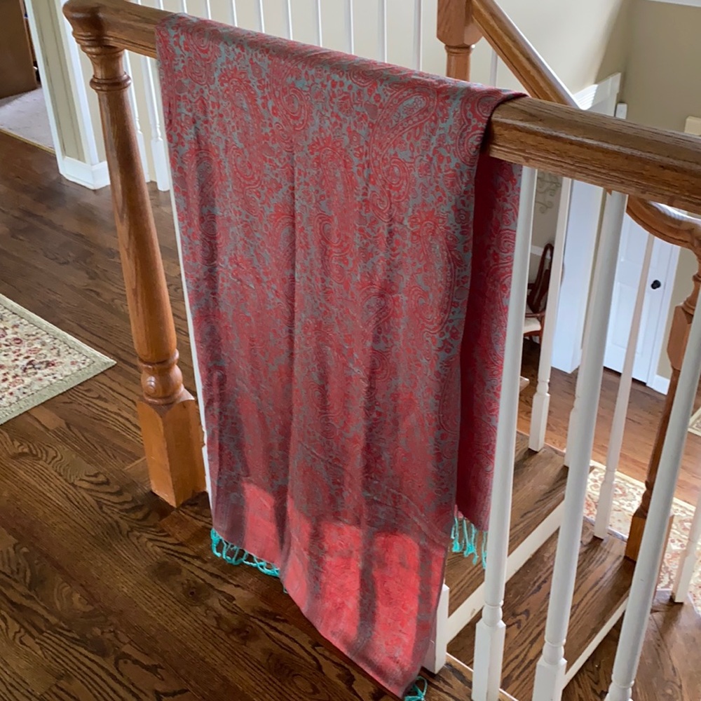 Patterned Pashmina Scarf